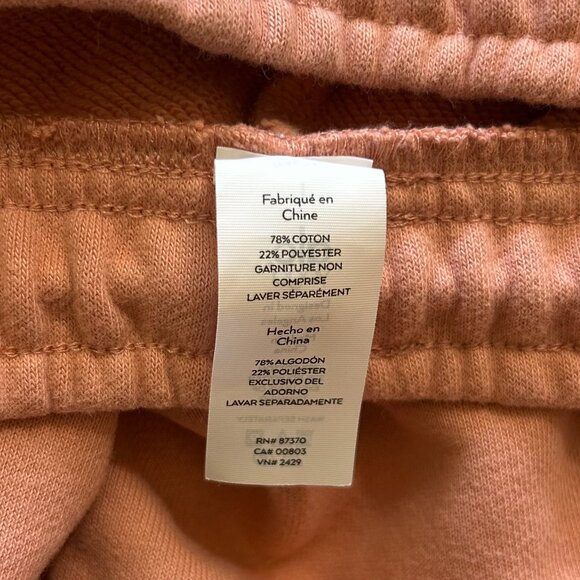 ALO Yoga RENOWN Heavyweight Straight Leg Sweatpants, Soft Clay/Pink, Large, NwoT - Picture 13 of 14